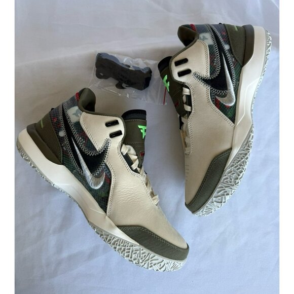 8.5 MEN\'S NIKE ZOOM LBJ NXXT GEN AMPD FAZE LIGHT CREAM HF0715-200 SNEAKERS main image 4